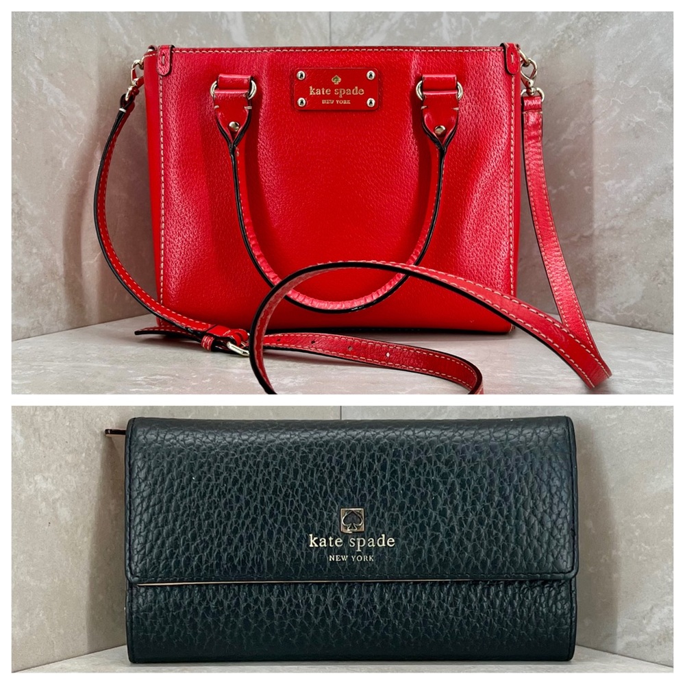 Kate Spade Wellesley Quinn Crossbody and Trifold Wallet